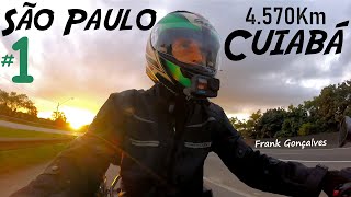 VIAGEM DE MOTO de SÃO PAULO para CUIABÁ Dia 1 e 2  Versys X 300  Parte 1 [upl. by Eioj]