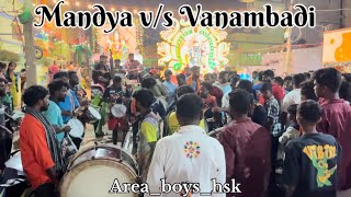 Mandya Tamate vs Vanambadi tamate Area boys tamate tamate beats Ganesha Visarjana [upl. by Enoj410]