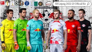 PES2021 RB Leipzig Official kit 20232023  Sider [upl. by Airdnua]