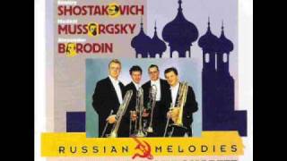 Vienna Trombone Quartet  Shostakovich  Prelude 14 in E flat [upl. by Ecille958]