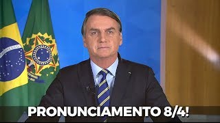 Pronunciamento de Bolsonaro  84 [upl. by Annahahs]