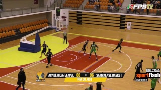 Proliga  AcadémicaEfapel  Sampaense Basket [upl. by Ggerg]