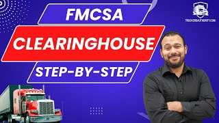 FMCSA Clearinghouse Registration StepByStep What is FMCSA Clearinghouse [upl. by Atsirt]