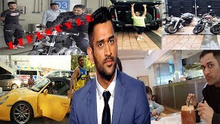 MS Dhoni Private jet Networth House Hotel Business Car Bike Family  Luxurious Lifestyle [upl. by Yasnil825]