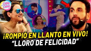 PELUCHIN llora EN VIVO por GIGI MITRE en AMOR Y FUEGO [upl. by Yren]