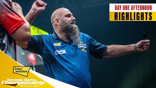 NINEDARTER  Day One Afternoon Highlights  2023 German Darts Championship [upl. by Ruthy]