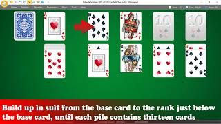 Learn how to play Canfield Two Suits with the latest SolSuite 2021 release 🤗 [upl. by Eatnuahc153]