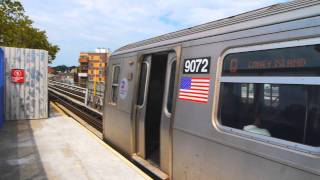 Coney Island Bound Q Train Via the D Line at Fort Hamilton Parkway [upl. by Hilaria]