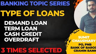 Demand Loan Term Loan Cash Credit Overdraft IBPS PO Interview Experience  Interview Tips  Sumit [upl. by Almena165]