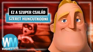 Top 10 dolog amit csak a felnőttek vettek észre az quotA Hihetetlen családquot filmekben [upl. by Tutto59]