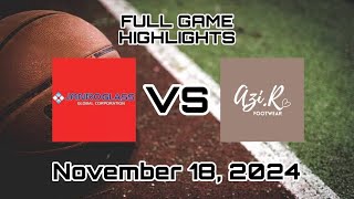 JANRO GLASS VS AZIR FOOTWEAR  FULL GAME HIGHLIGHTS  November 18 2024 [upl. by Lacim344]