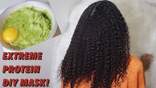 Extreme Deep Conditioning Protein Treatment for Rapid Hair Growth and Damaged Hair  Natural Hair [upl. by Vina]