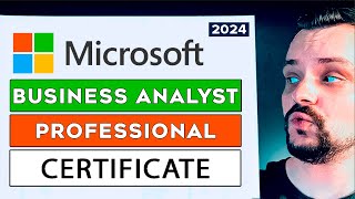 Microsoft Business Analyst Professional Certificate Review  2024 Coursera Review [upl. by Suirada]