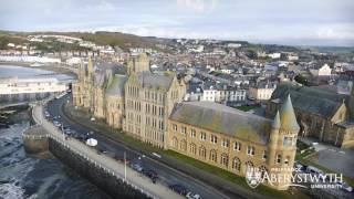 Aberystwyth from Above Drone footage [upl. by Ahsoj325]