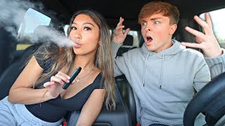 VAPE PRANK ON MY BOYFRIEND [upl. by Aneeuqahs635]