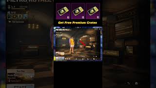 Get Free Premium Crates 🔥 PUBG  BGMI [upl. by Araj]