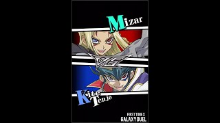 Yugioh Duel Links  First time Galaxy Duel x Kite Vs Mizar Raid Duel [upl. by Ainesy]