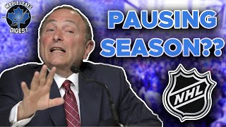 NHL PAUSING SEASON  What This Could Mean for the Olympics [upl. by Ericha]