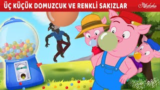 Üç Küçük Domuzcuk ve Renkli Sakızlar 🐷  Adisebaba Masallar [upl. by Fifi841]