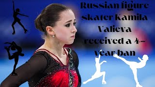 Russian figure skater Kamila Valieva received a 4year ban [upl. by Sunny]