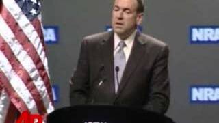 Huckabee Quips About Obama Gun [upl. by Seek]