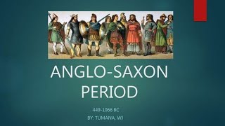 Anglo Saxon period History of English literature lecture 1 [upl. by Bigner]