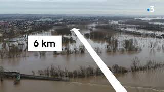 AVANT  APRÈS  comment les inondations ont transformé les paysages du LotetGaronne [upl. by Kylie554]