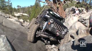 ProjectJK Off Road Evolution Conquers the Rubicon Trail Little Sluice [upl. by Lednek633]