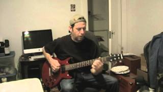 Slow Blues In A Ibanez Electric Through Pignose 7100 Amp [upl. by Bond]