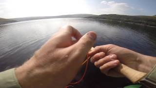 fly fishing Claerwen Reservoir [upl. by Chafee]