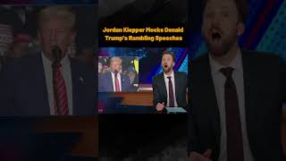 Jordan Klepper Mocks Donald Trump’s Rambling Speeches shorts politics [upl. by Elimay]