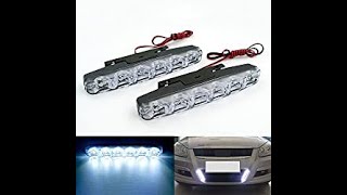 Led Car Day Driving Light with Strobe Control Box A293 [upl. by Ynitsed]