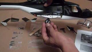 Fusuno Airwolf 450 Scale Build Guide Pt 1  Retracts [upl. by Heilman425]