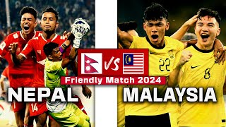 Nepal vs Malaysia Live H2H Kickoff time details  Friendly Match 2024 [upl. by Sigler]