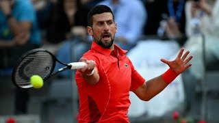 Novak Djokovic vs Corentin Moutet Highlights 2024 ATP Rome Italy [upl. by Enomal]