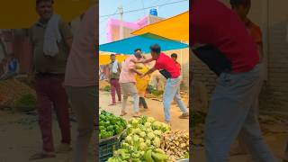 Bajar Me Maar Peet 😂 viralvideo comedy funny funnyclips ytshorts reels comedyreels [upl. by Llyrpa]