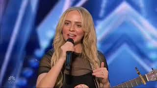 Youtuber Madilyn Bailey Troll Song Full Performance and Judges Comments  Americas Got Talent 2021 [upl. by Jude558]