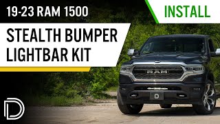 Installing the NEW 20192024 RAM 1500 Stealth Bumper Lightbar Kit  Diode Dynamics [upl. by Arlyn]