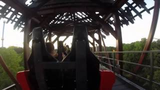 quotVerboltenquot Roller Coaster onride POV Busch Gardens Williamsburg VA [upl. by Bittencourt]