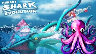 Hungry Shark 🦈 Offline Game Play Part  3 OCTOPUS GAMEPLAY [upl. by Jodie]