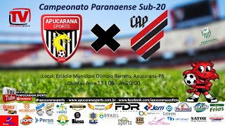 APUCARANA SPORTS X ATHLETICO PARANAENSE  CAMPEONATO PARANAENSE SUB 20 [upl. by Dusty]