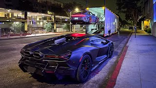 Whoops 800000 Lamborghini Revuelto Crashes into Porsche [upl. by Retxed409]