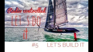 rc hydrofoil boat Radiocontrolled Sailing yacht build for foiling 5 [upl. by Marianna3]