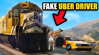 trolling people as a fake uber driver  GTA 5 THUG LIFE 549 [upl. by Murry483]