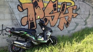 ScooterVlog 4  Avis sur le YASUNI Z Je m’entraîne au WHEELING [upl. by Brandise]