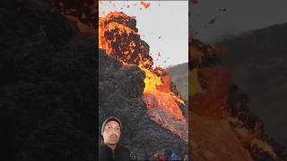 Anjan Jagah  Volcano volcano volcanicisland lava volcanoisland fire volcanic iceland nature [upl. by Nezah]