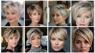 eyecatching super classic women in 202526 best short bob pixie haircut for older women pixiestyle [upl. by Waite104]