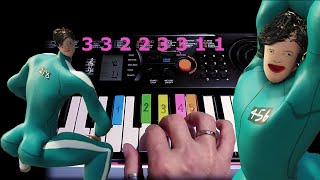 Pro Squid Game Remix Players Be Like by Kotte Animation suonata con una tastiera Casio [upl. by Alyahsat613]