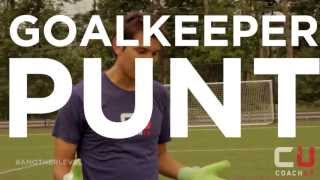 How To Punt A Soccer Ball  CoachUp Soccer Goalkeeper Tips [upl. by Fonz]