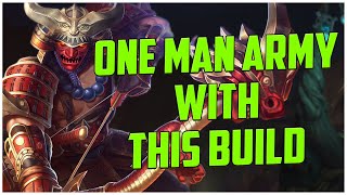 ONE MAN ARMY WITH THIS BUILD HACHIMAN RANKED SMITE S10 [upl. by Jean-Claude]